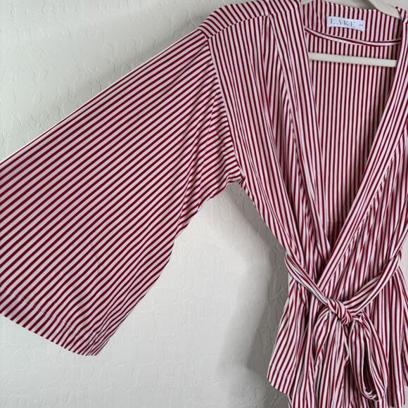 LAKE Dreamknit Kimono Pajama Set Red - Picture 8 of 9